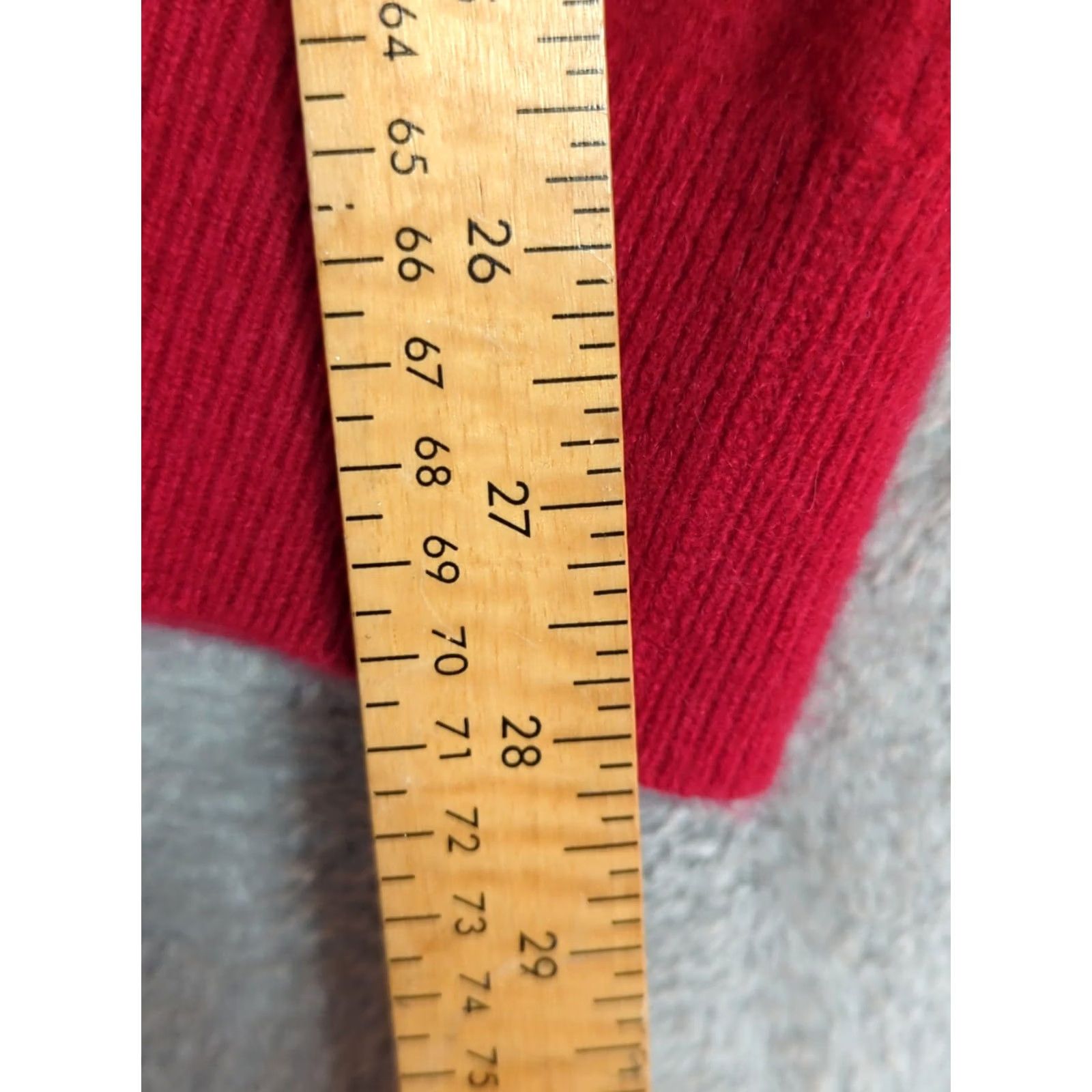 Lands' End Lands' End 100% Cashmere V Neck Pullover Sweater Red 2XL Men’s Classic Timeless Holiday Preppy Boy? Size US XXL / EU 58 / 5 - 4 Thumbnail