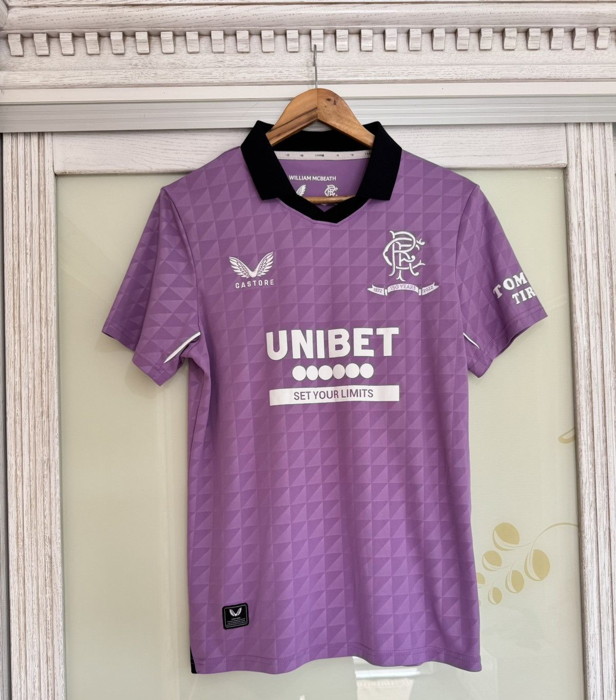 Castore Rangers Glasgow 2021-2022 Third Soccer Jersey Football Kit Size US S / EU 44-46 / 1 - 1 Thumbnail