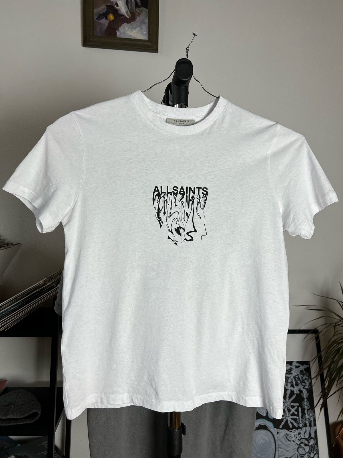 Allsaints ALL SAINTS Logo T-shirt techno acid Size US S / EU 44-46 / 1 - 2 Thumbnail