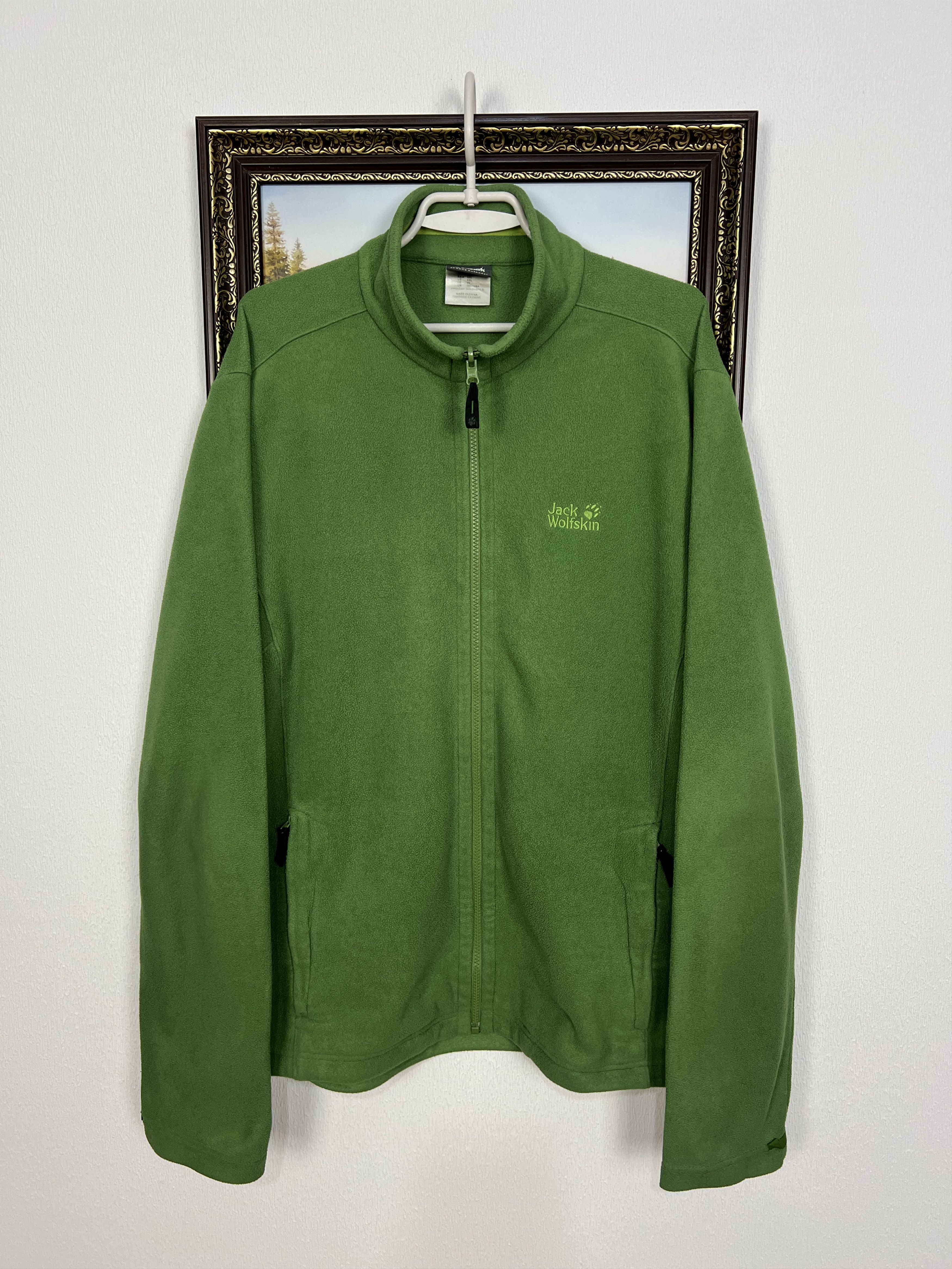 Jack Wolfskin Jack Wolfskin Fleece Track Top Jacket Warm Zip Rare Hype Size US XXL / EU 58 / 5 - 1 Thumbnail