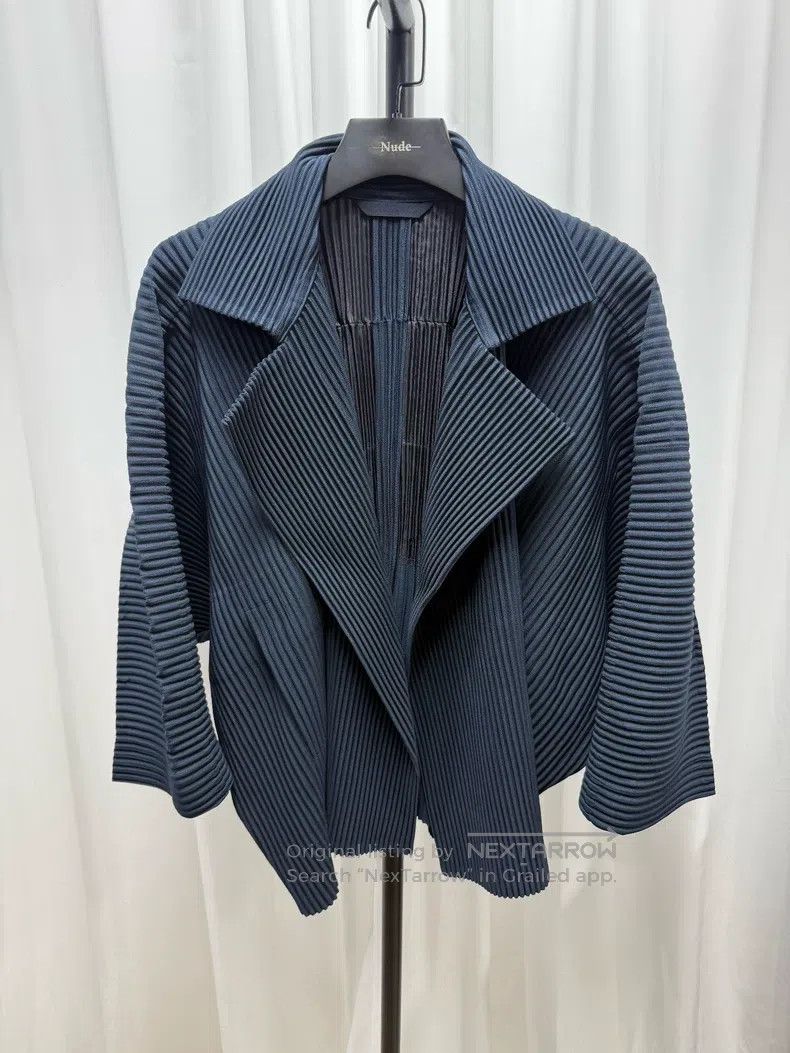 Issey Miyake Issey Miyake Ruffled Loose Fit Unbuttoned Jacket Size S / US 4 / IT 40 - 1 Thumbnail