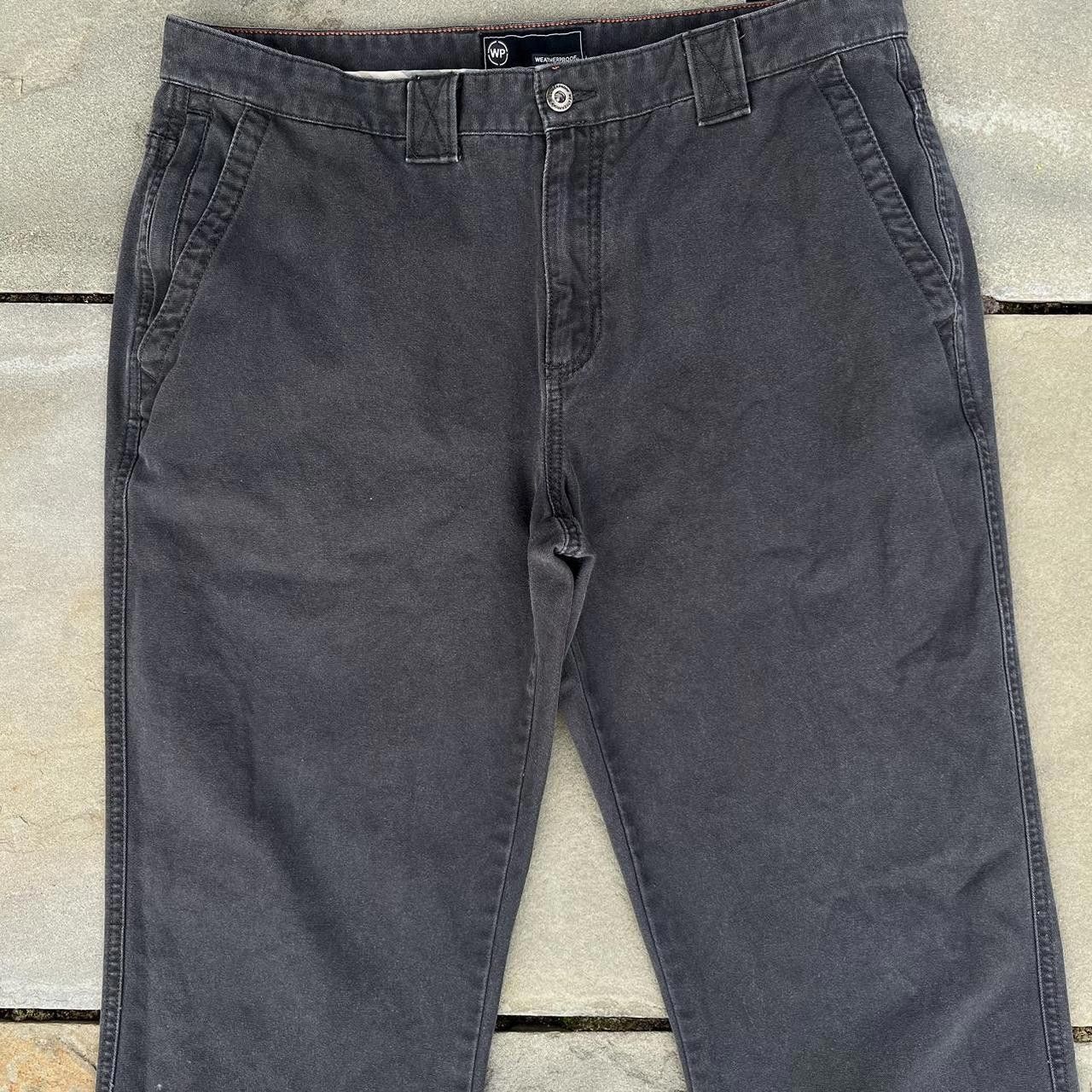 Weatherproof Y2K Dark Grey Canvas Utility Work Pants Size US 36 / EU 52 - 4 Thumbnail