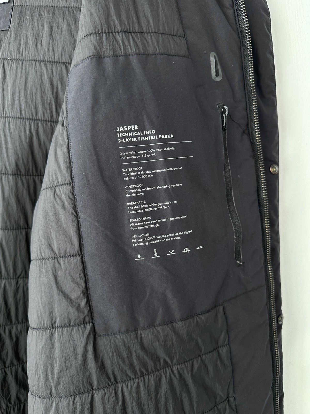 NN07 NN07 Jasper 8208 Technical 2-Layer Fishtail Parka Navy Blue Size US XXL / EU 58 / 5 - 7 Thumbnail