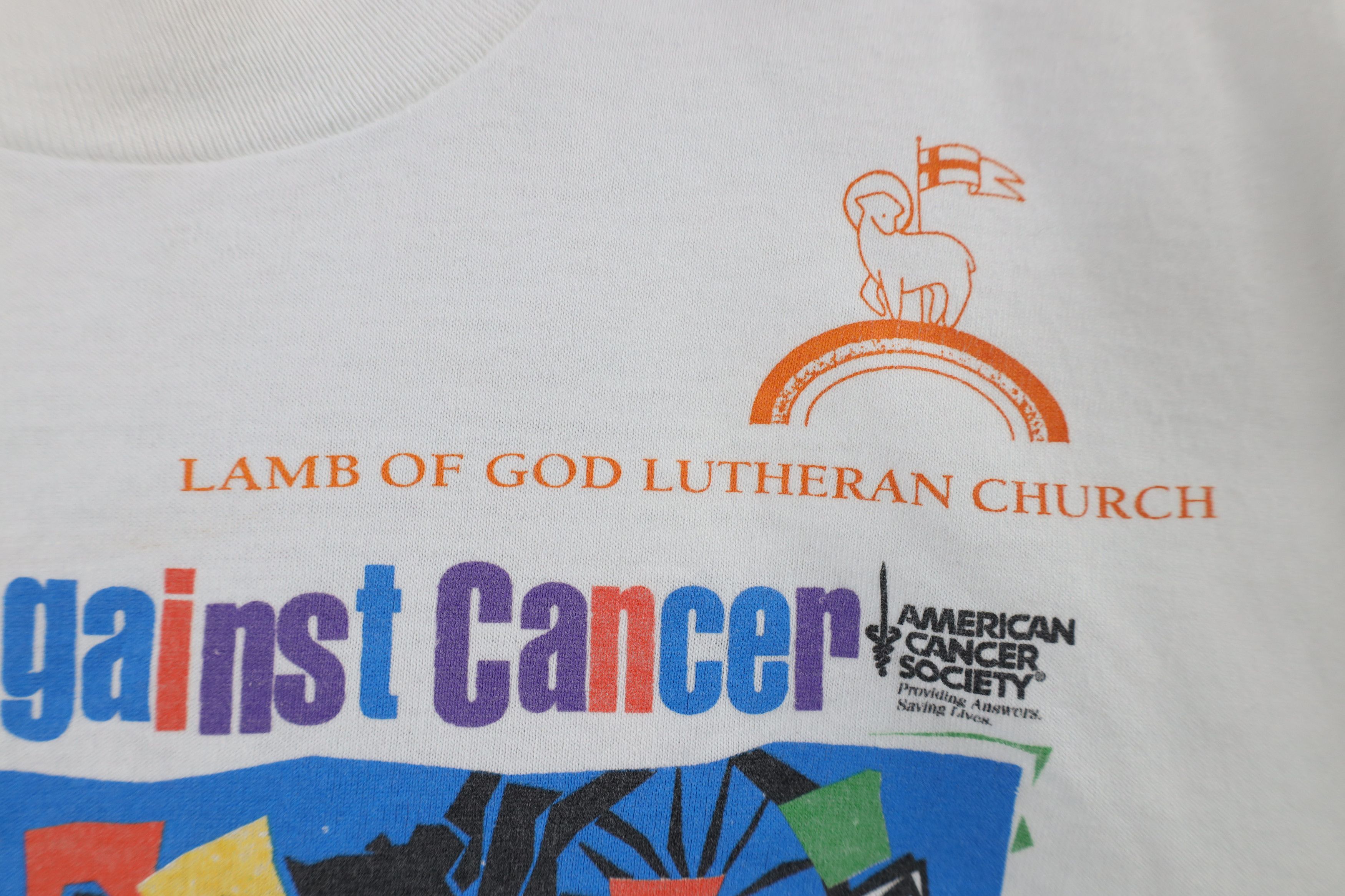 Vintage Vintage 90s American Society Making Strides T-Shirt USA Size US XL / EU 56 / 4 - 5 Thumbnail
