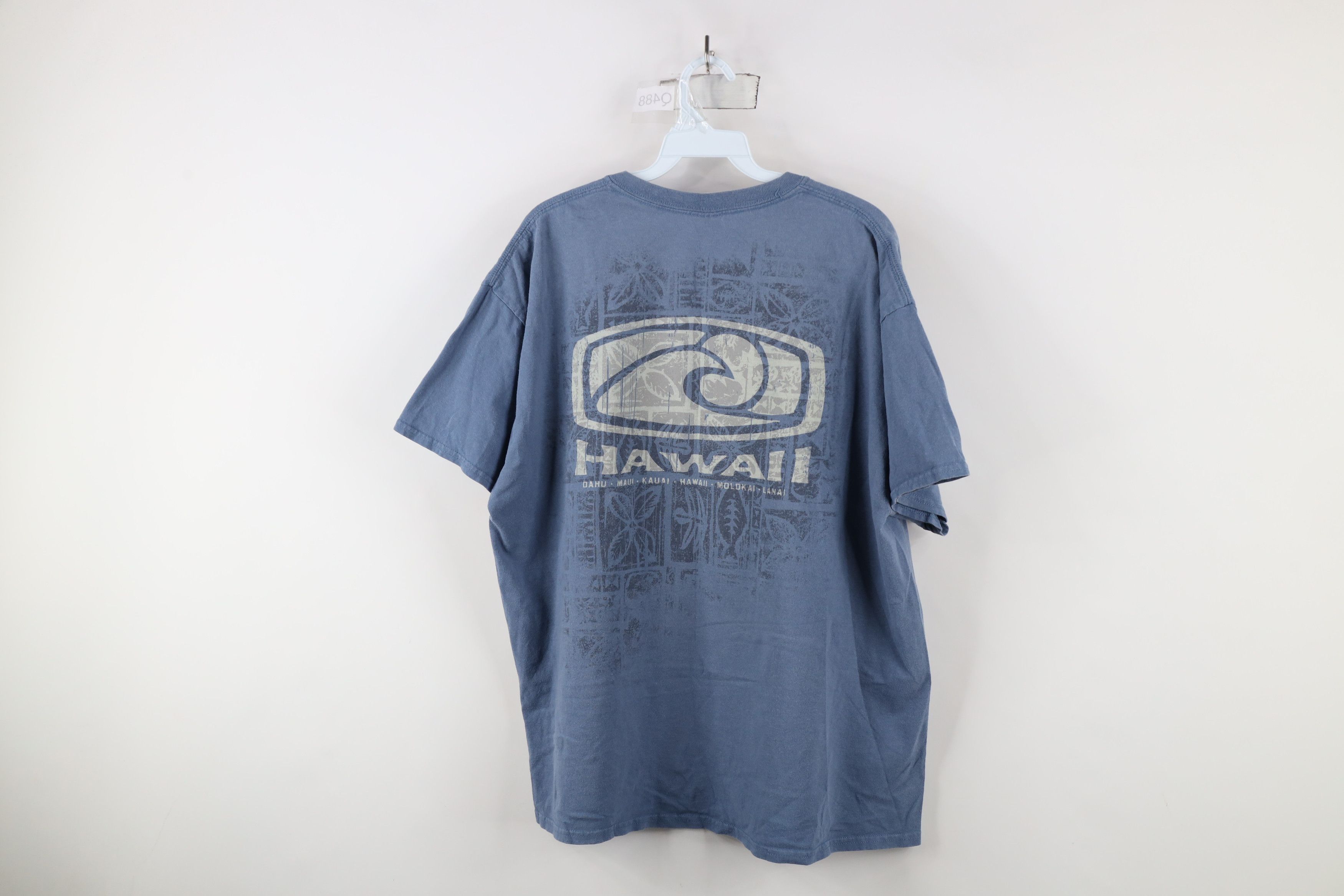 Vintage Vintage Y2K Streetwear Hawaii Surfing T-Shirt Blue Cotton Size US XL / EU 56 / 4 - 11 Thumbnail