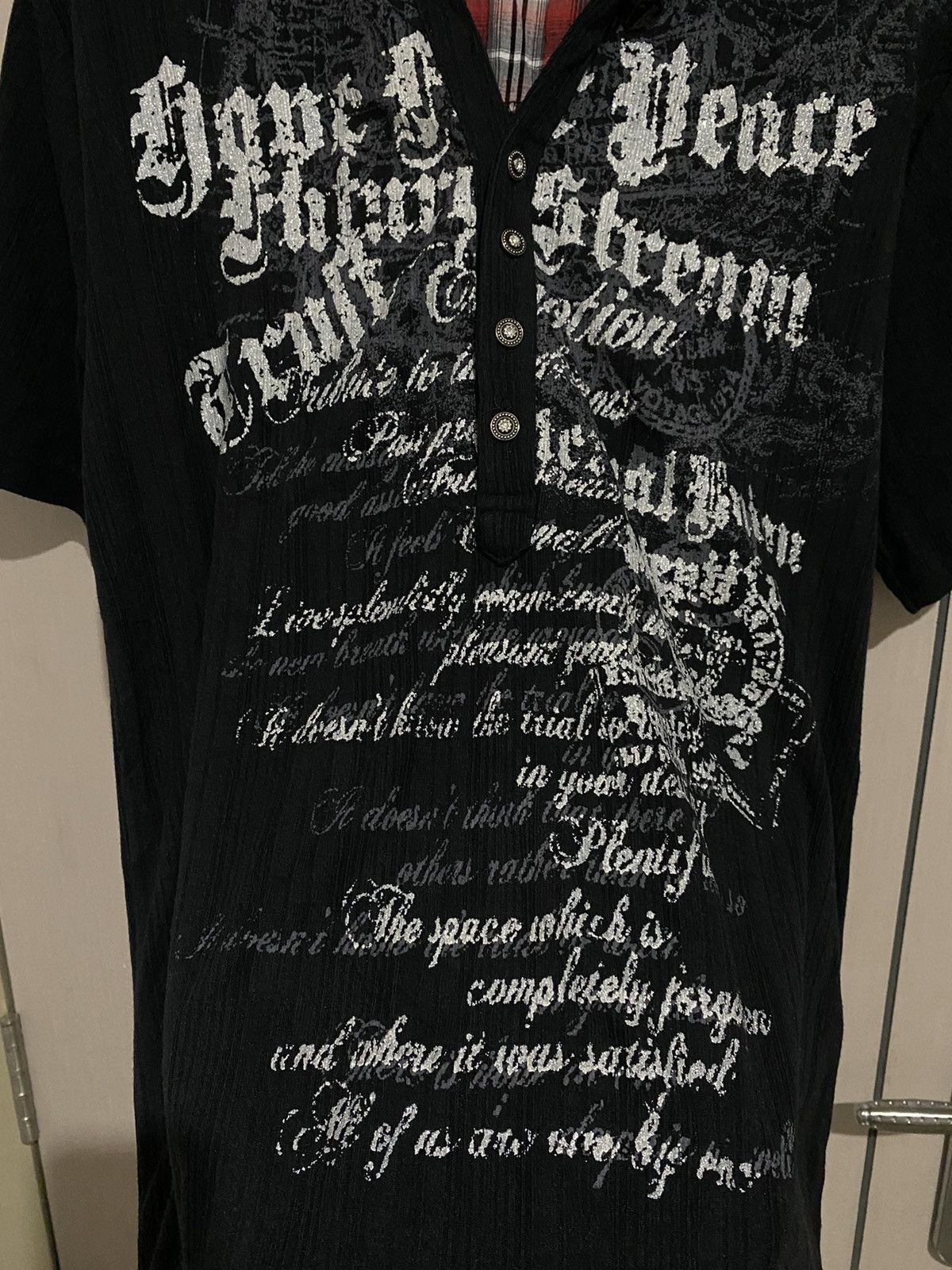 If Six Was Nine 2000s Spinash poem double collar polo shirt lgb if6was9 Size US L / EU 52-54 / 3 - 2 Thumbnail