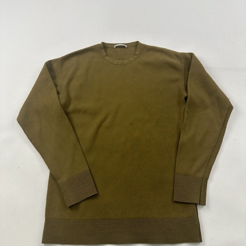 Helmut Lang HELMUT LANG khaki Pullover Cotton Knitwear Size US M / EU 48-50 / 2 - 1 Thumbnail