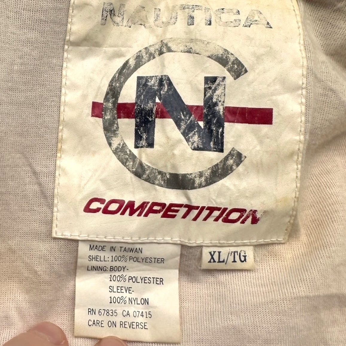 Nautica VINTAGE Nautica Competition Windbreaker Jacket Mens XL Red Logo 90s Windbreaker Jacket Mens XL Red Logo Size US XL / EU 56 / 4 - 3 Thumbnail