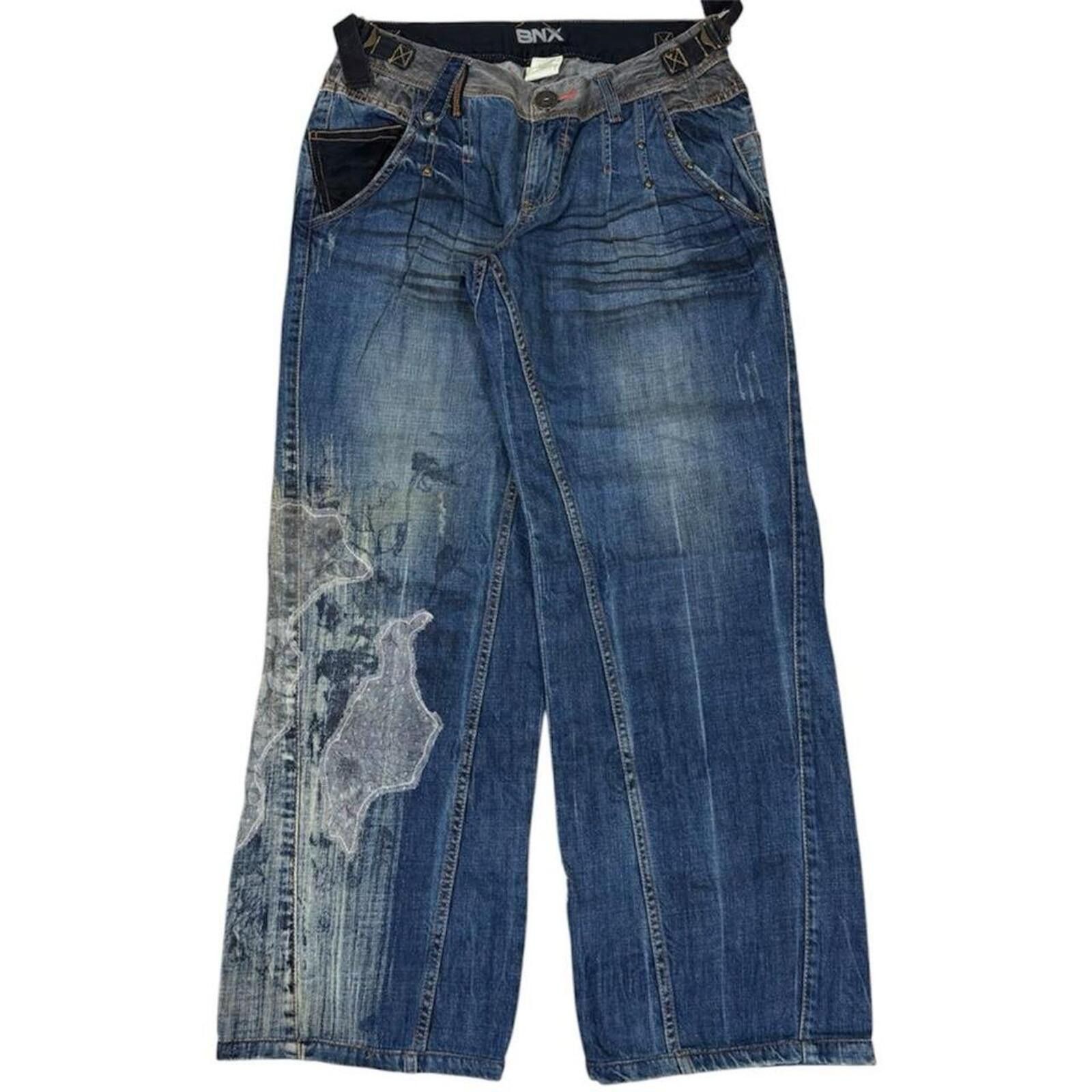 True Religion Y2K BNX Unique work baggy style denim jeans Size US 30 / EU 46 - 1 Thumbnail
