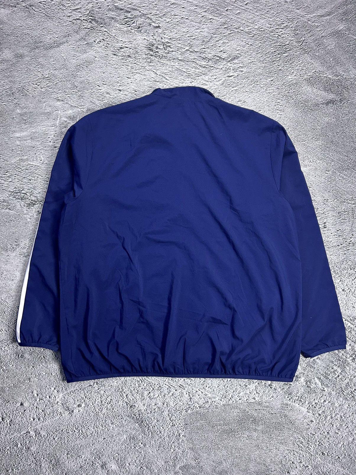 Adidas Adidas track suit vintage navy blue nylon track pants drill Size US XXL / EU 58 / 5 - 6 Thumbnail