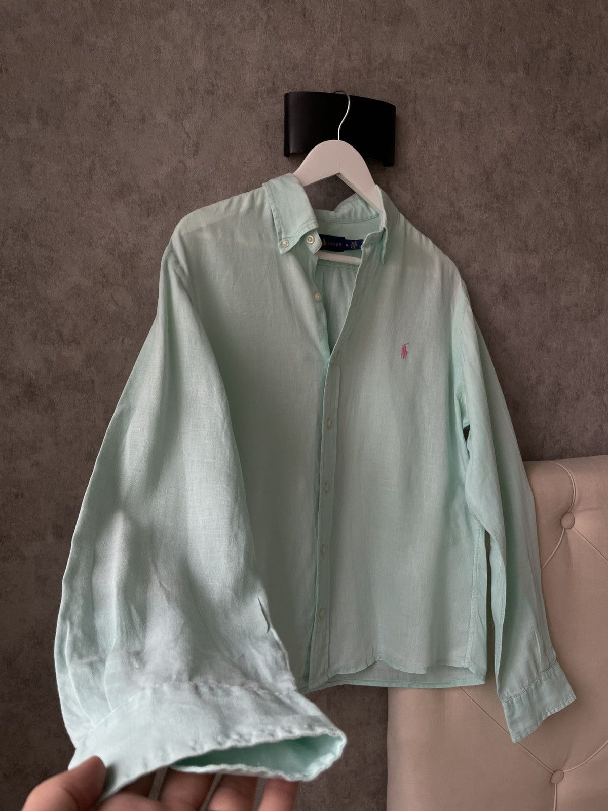 Polo Ralph Lauren Polo Ralph Lauren Linen Shirt (rare colour) Size US M / EU 48-50 / 2 - 5 Thumbnail