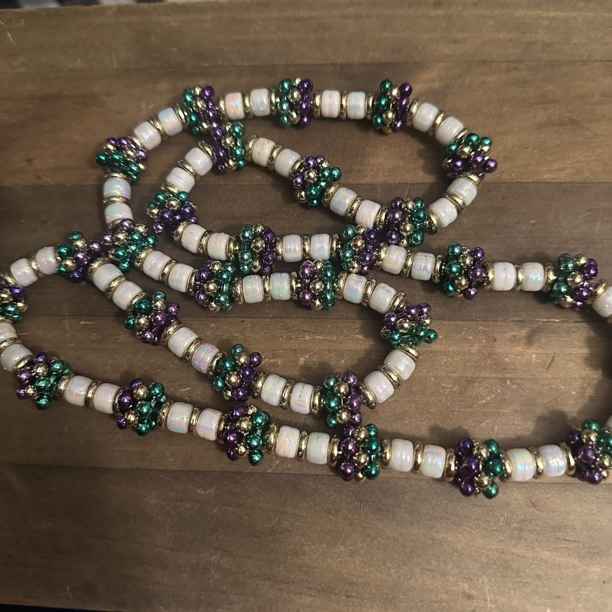 Other Fancy Mardi Gras long bead necklace Size ONE SIZE - 2 Thumbnail