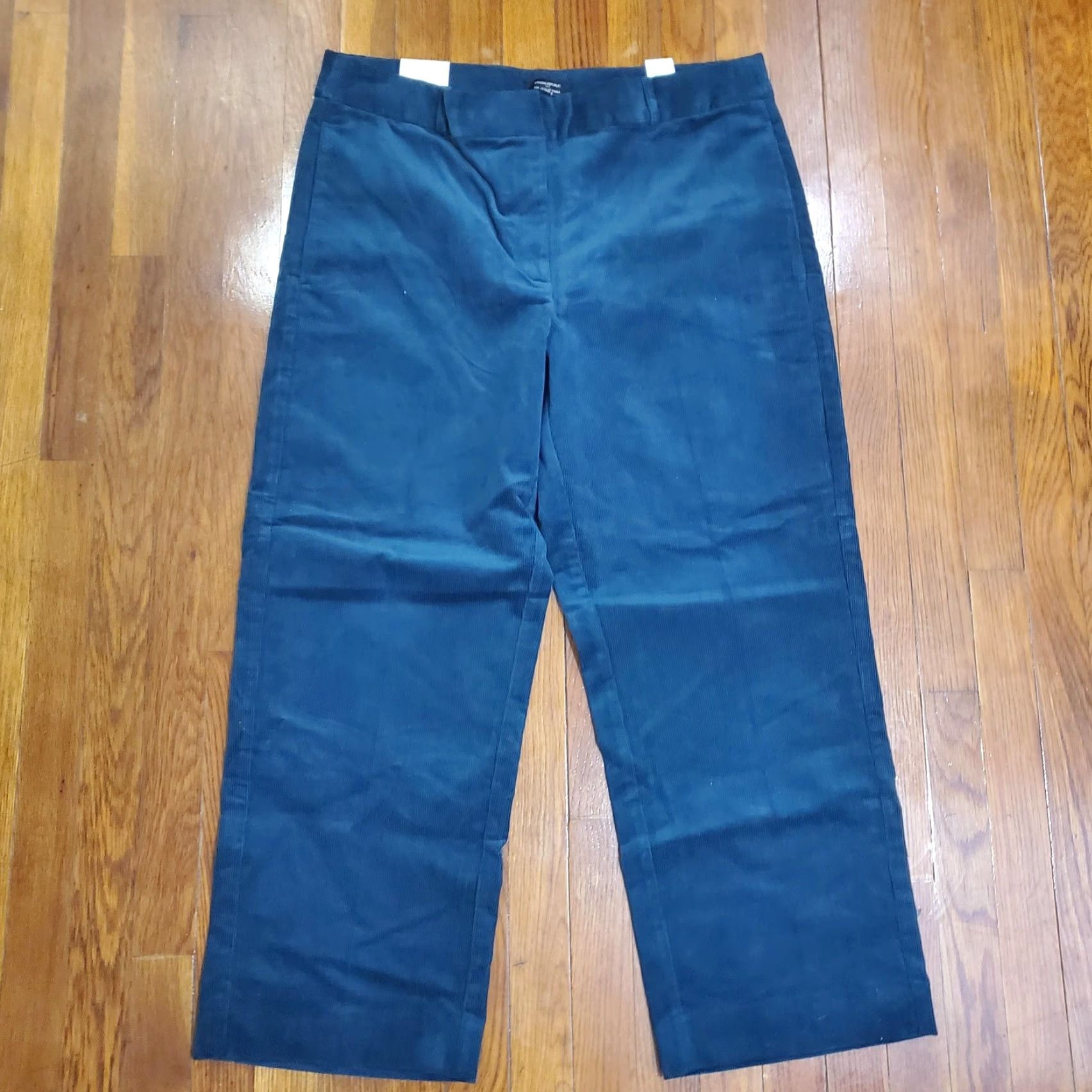 Banana Republic VINTAGE Banana Republic Pants Womens 16 Green Straight Trouser Corduroy High Rise Ankle Size 38" / US 16 / IT 52 - 5 Thumbnail