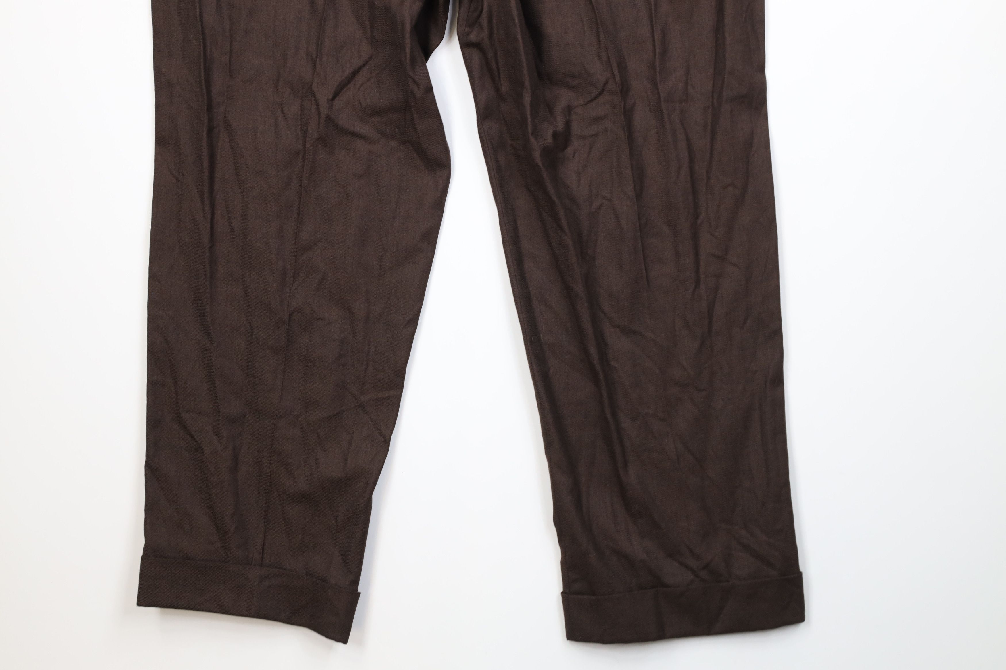 Vintage Vintage 60s 70s Streetwear Wide Leg Chino Pants Brown USA Size US 42 / EU 58 - 11 Thumbnail