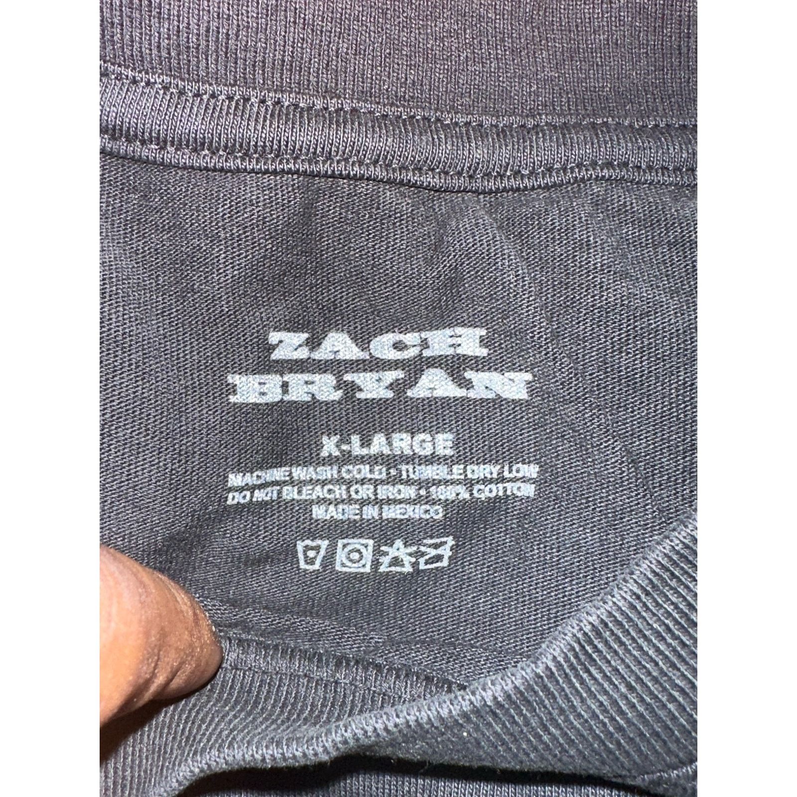Band Tees Zach Bryan Tour Merch Tee T Shirt Lightening Size XL Black Size US XL / EU 56 / 4 - 2 Thumbnail