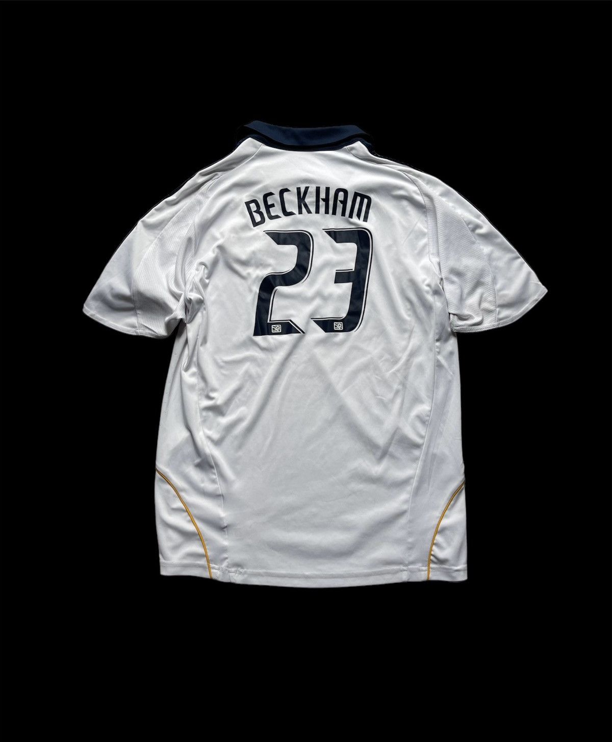 Adidas × Vintage 2008 Adidas LA Galaxy #23 Beckham white soccer jersey rare Size US L / EU 52-54 / 3 - 1 Thumbnail