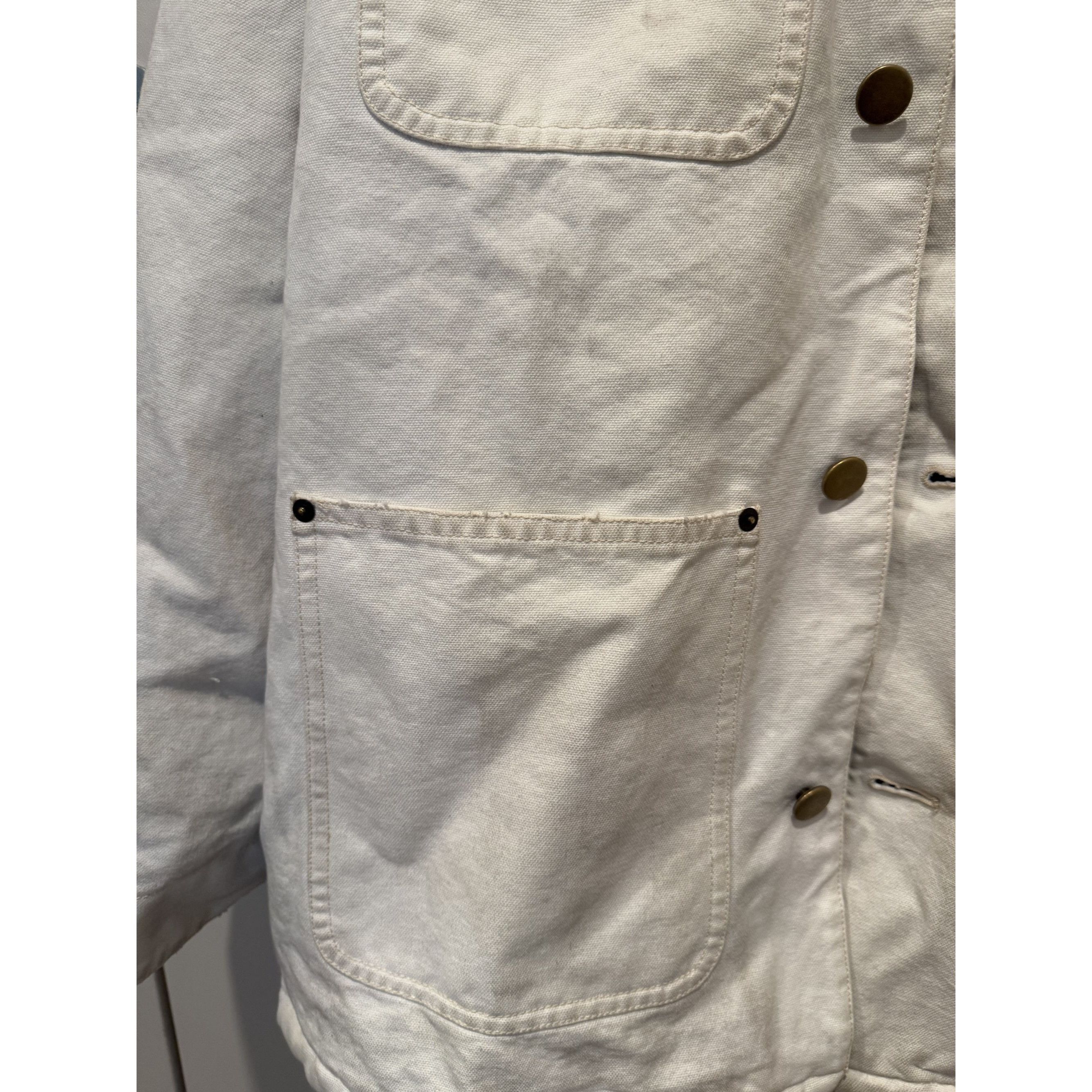 Prada Prada Make Old models Dirty White Cotton Workwear Jacket Wit Size XS / US 0-2 / IT 36-38 - 5 Thumbnail