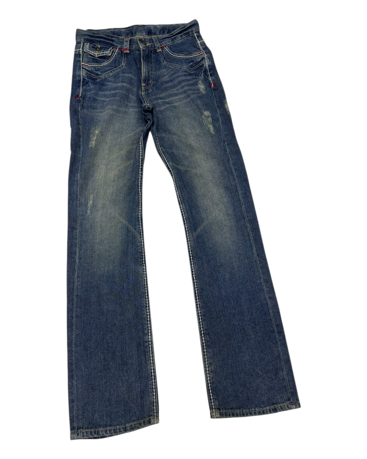 Kapital Authentic Jeans Big Stitch Bootcut Kapital Style Distressed Size US 29 - 3 Thumbnail
