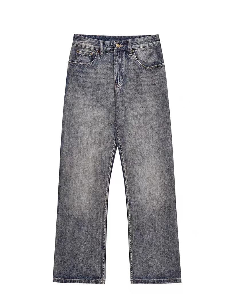 Japanese Brand × Jean Street Hip Hop Washed Grunge Micro Flared Jeans Size US 32 / EU 48 - 4 Thumbnail