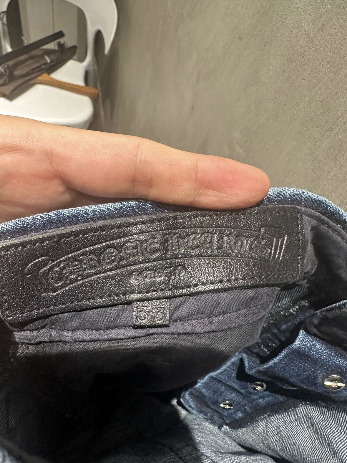 Chrome Hearts CHROME HEARTS deinm jeans Size US 33 - 3 Thumbnail