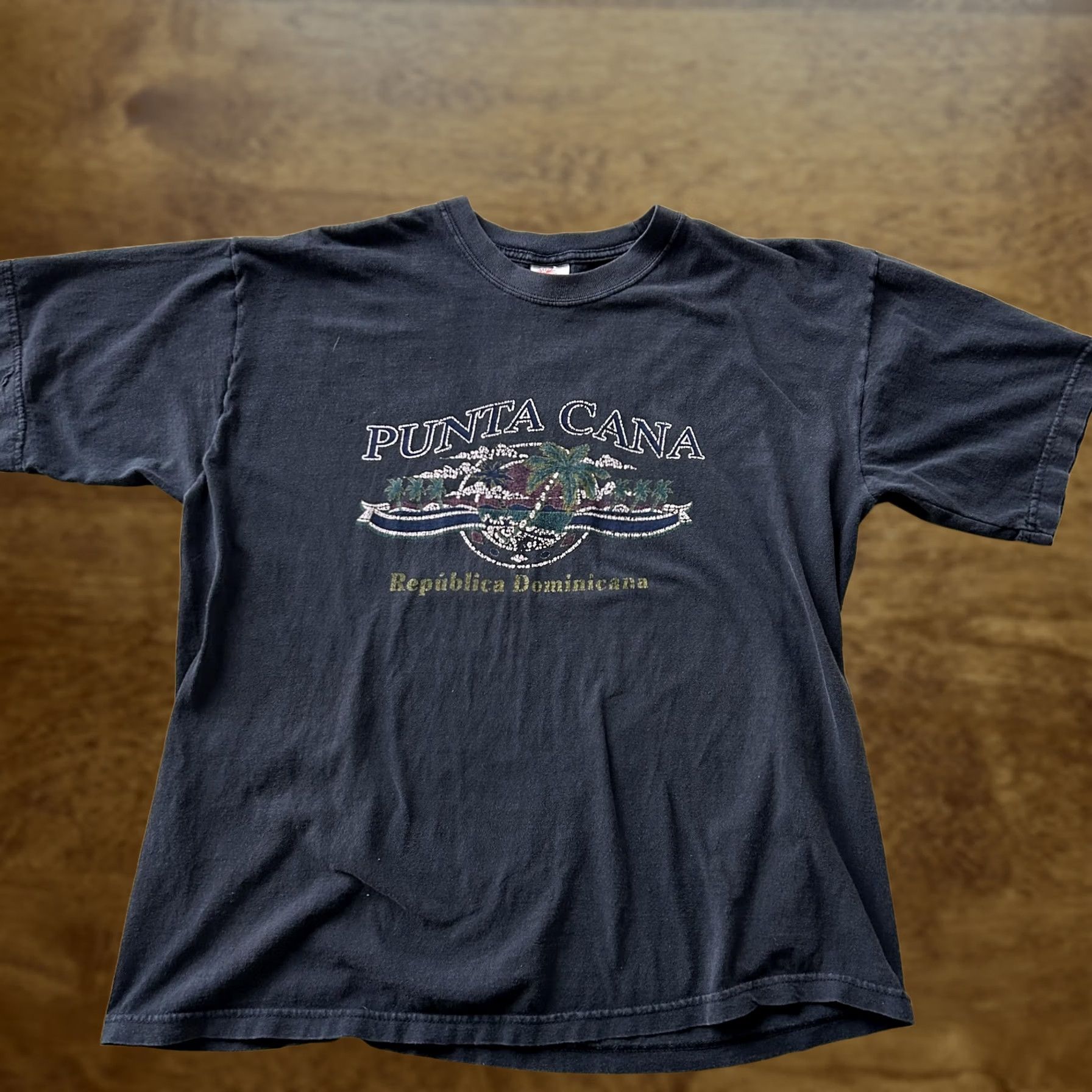 Vintage Punta Cana Shirt Mens XL Black Arenas Dominican Republic Beach Souvenir Tee Size US XL / EU 56 / 4 - 1 Thumbnail