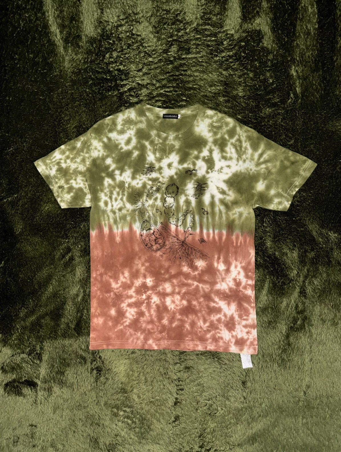 Japanese Brand [2] Nada Not Nada Tie-Dye Tubular T-Shirt Size US L / EU 52-54 / 3 - 1 Thumbnail