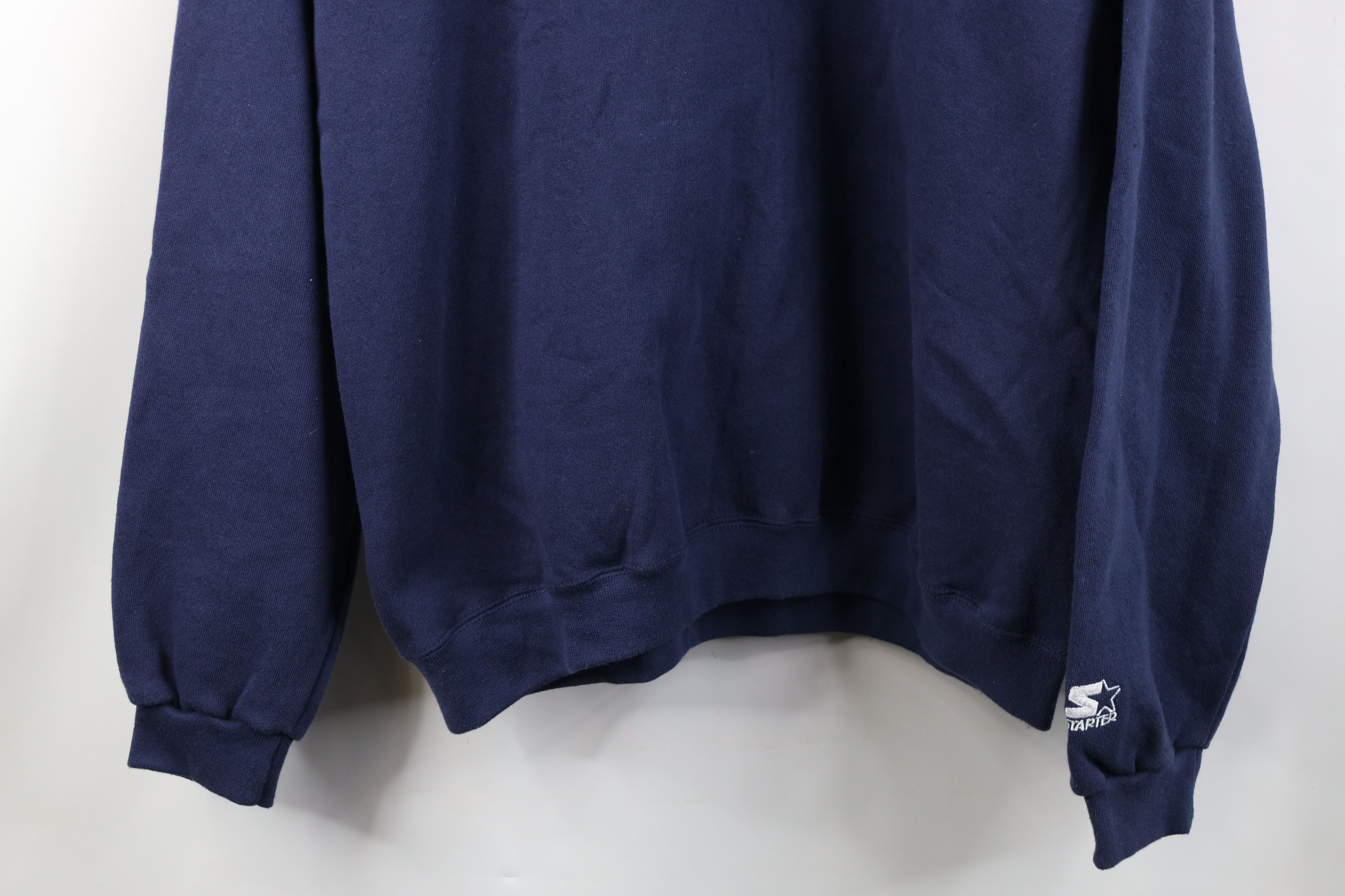 Starter Deadstock Vintage 90s Starter University Michigan Sweatshirt Size US L / EU 52-54 / 3 - 3 Thumbnail