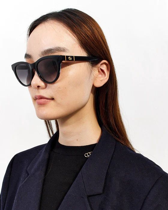 Gucci NEW GUCCI GG0763S 001 Gradient Cat Eye Women Sunglasses Size ONE SIZE - 12 Thumbnail