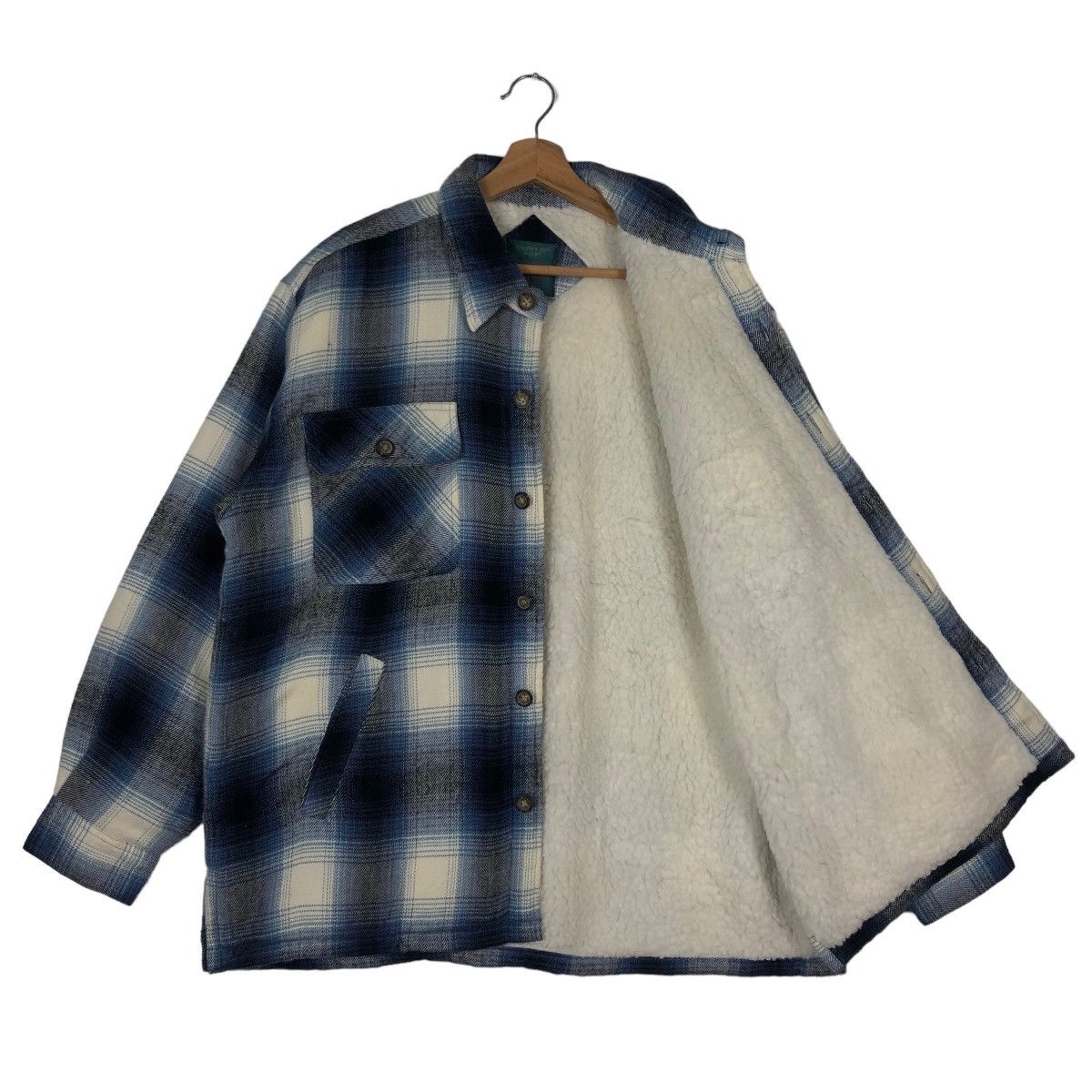 Flannel 🔥90’s Vintage Flannel Jacket Tartan Design Bayleaf Japan Size US L / EU 52-54 / 3 - 8 Thumbnail