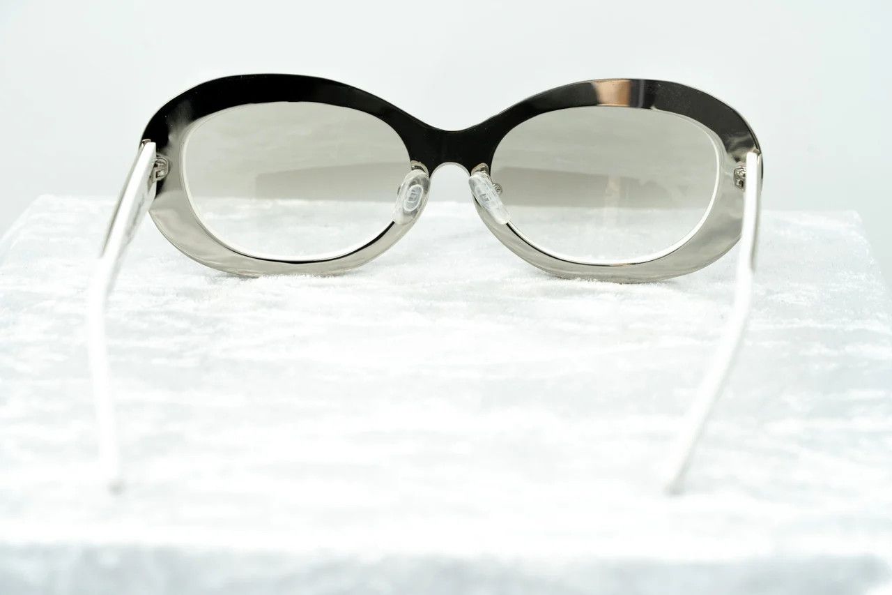 Yohji Yamamoto Yohji Yamamoto Sunglasses Cat Eye White and Clear Size ONE SIZE - 11 Thumbnail