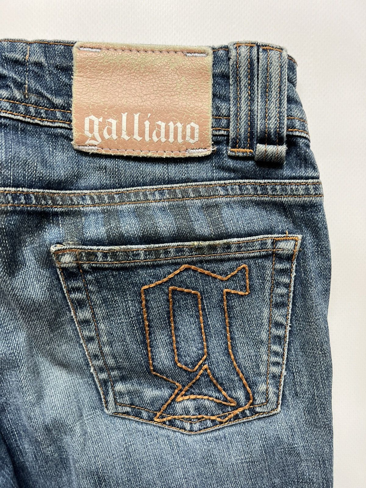 John Galliano Galliano Blue Denim Pants Jeans Womens Classic Size 27" / US 4 / IT 40 - 5 Thumbnail