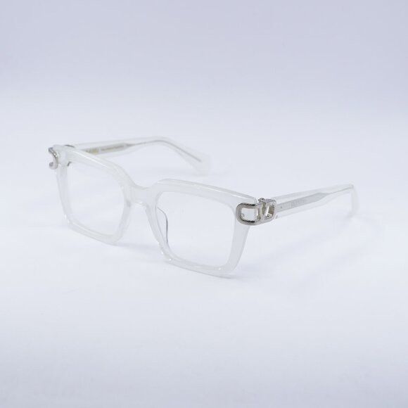 Valentino Valentino V-SIDE VLX-131D Eyeglasses Ivory 51mm Square Size ONE SIZE - 3 Thumbnail