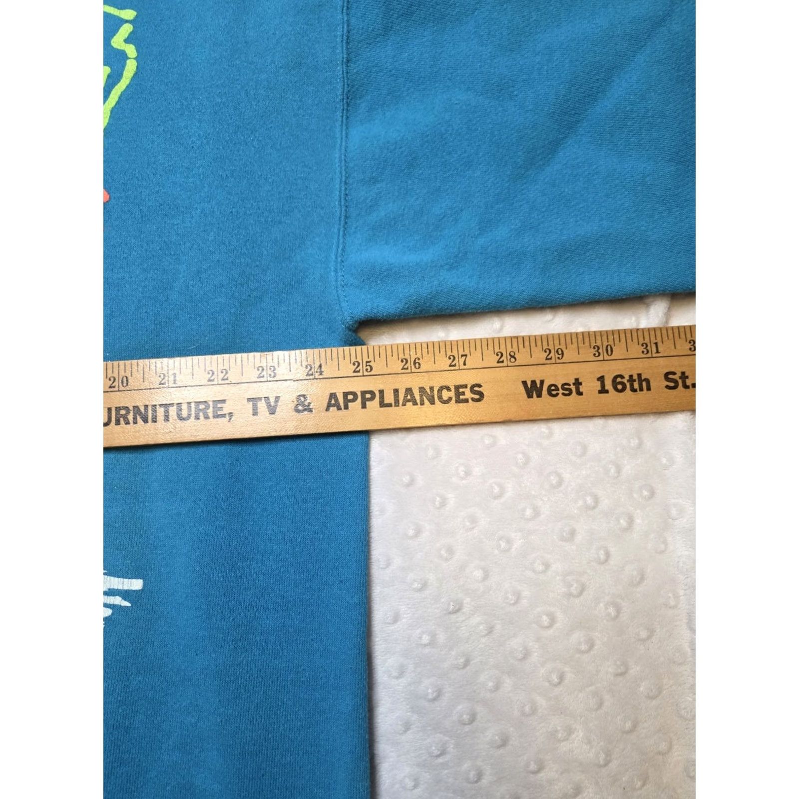 Tultex Tultex Sweatshirt Mens Large Teal California Beach Co. 80s Vintage Ski Graphic Pullover Knit Cotton Long Sleeve Logo 80s Theme Men’s Size L Size US L / EU 52-54 / 3 - 6 Thumbnail
