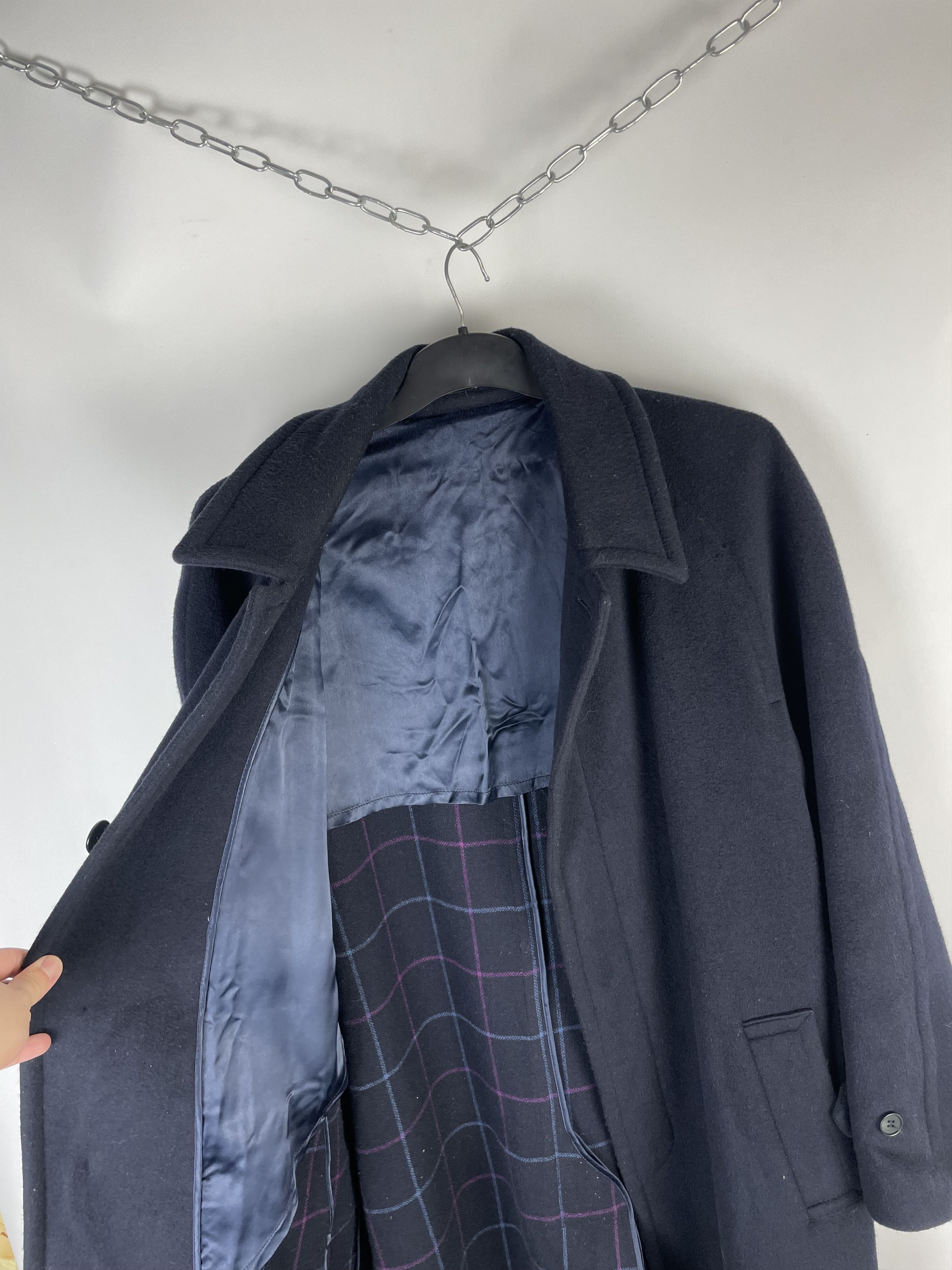 Vintage Vintage Yves Saint Laurent Wool Trench Coat Size XL / US 12-14 / IT 48-50 - 7 Thumbnail