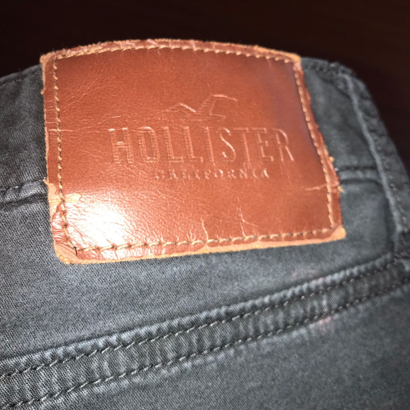 Hollister Hollister Skinny 5 Pocket Pants Men’s 36x32 Black RN# 75654 Size US 36 / EU 52 - 5 Thumbnail