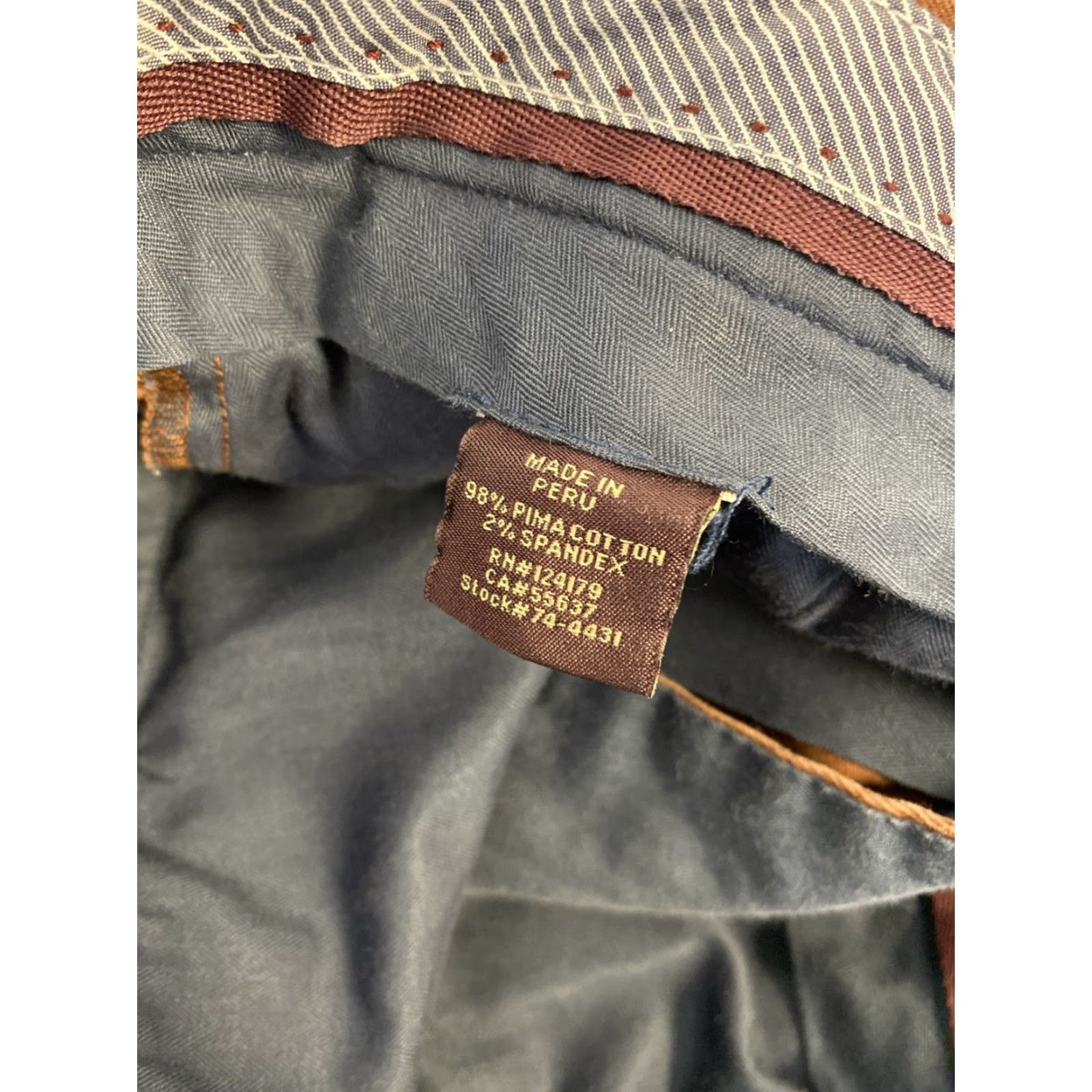 Vintage Johnson And Murphy Chino Pants Men 32x32 Brown Regular Fit Pants Size US 32 / EU 48 - 8 Thumbnail