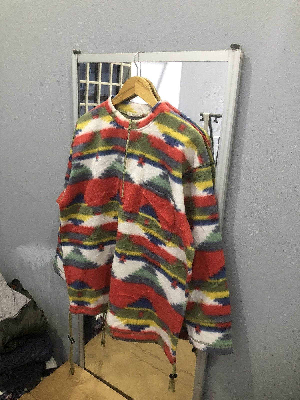 Japanese Brand × Vintage Sante reins navajo fleece sweatshirt Size US XL / EU 56 / 4 - 2 Thumbnail