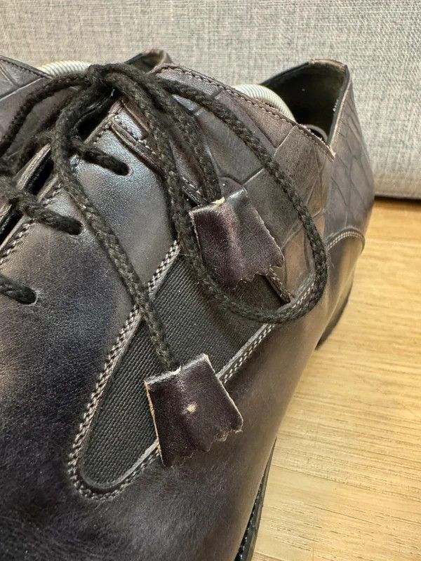 Other Harris Firenze 1913 Handmade Oxford Broque LeatherCroc 10 44 Size US 11 / EU 44 - 10 Thumbnail