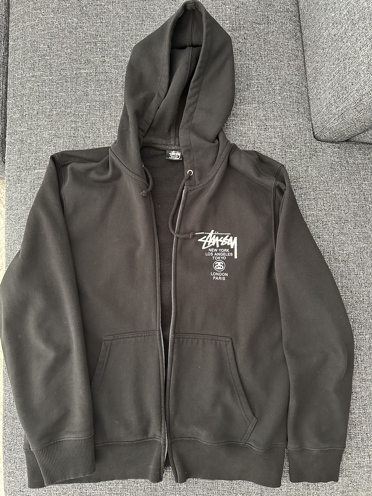 Stussy Stussy World Tour Zip Hoodie 