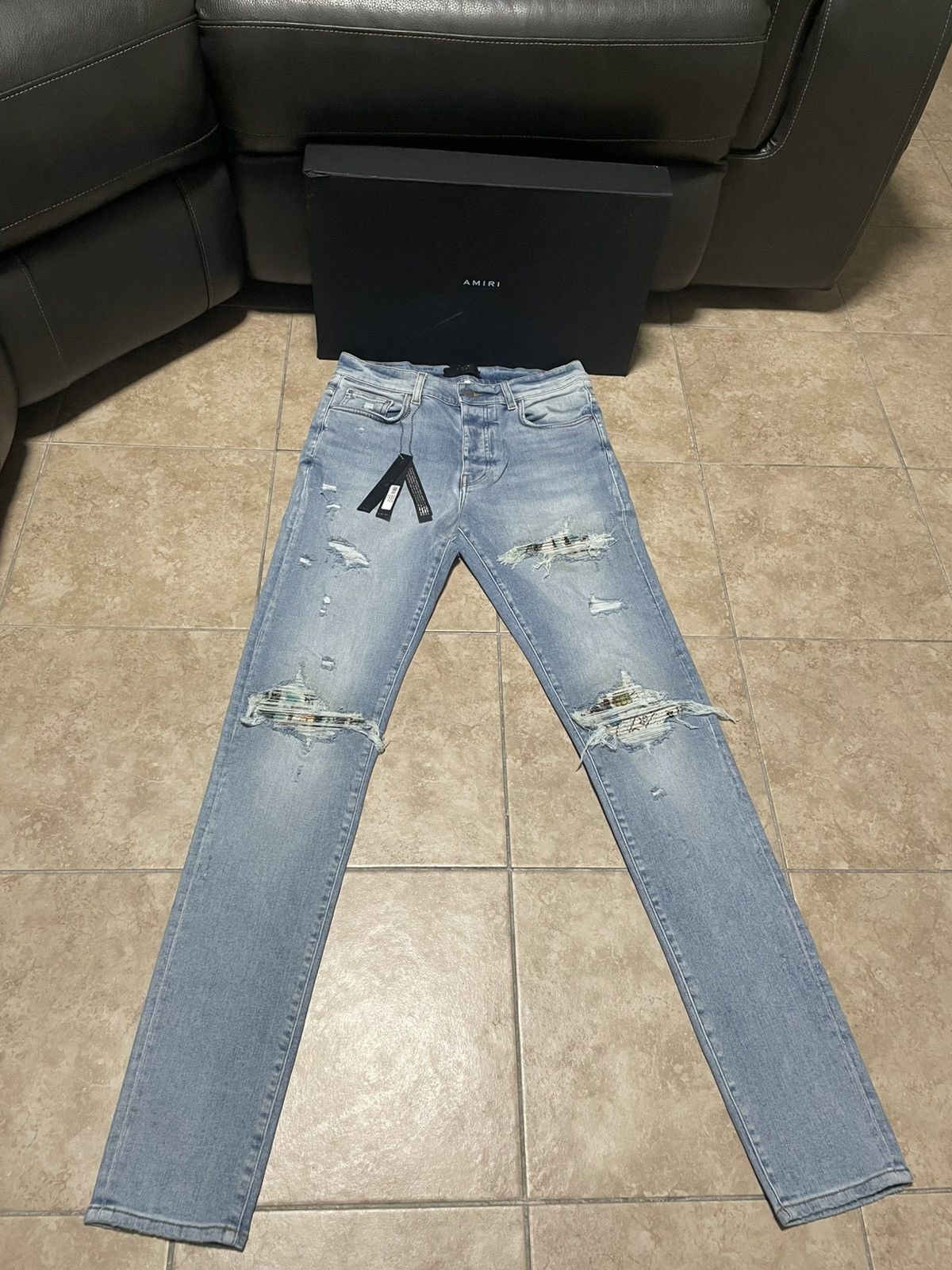 Amiri Amiri/Silk Souv0nlr MX1 Size US 32 / EU 48 - 1 Thumbnail
