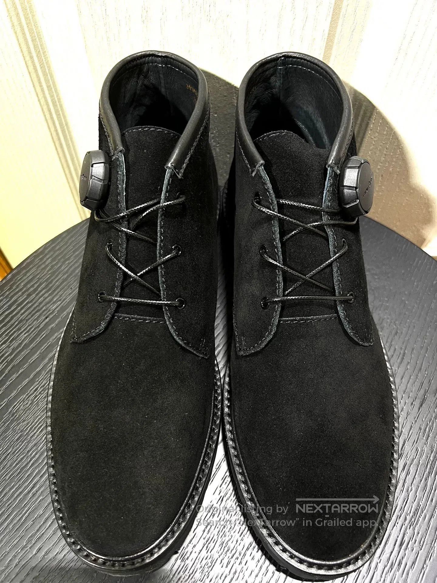 Japanese Brand Men's Suede Mid-Top Business Casual Shoes. Size US 7 / EU 40 - 8 Thumbnail