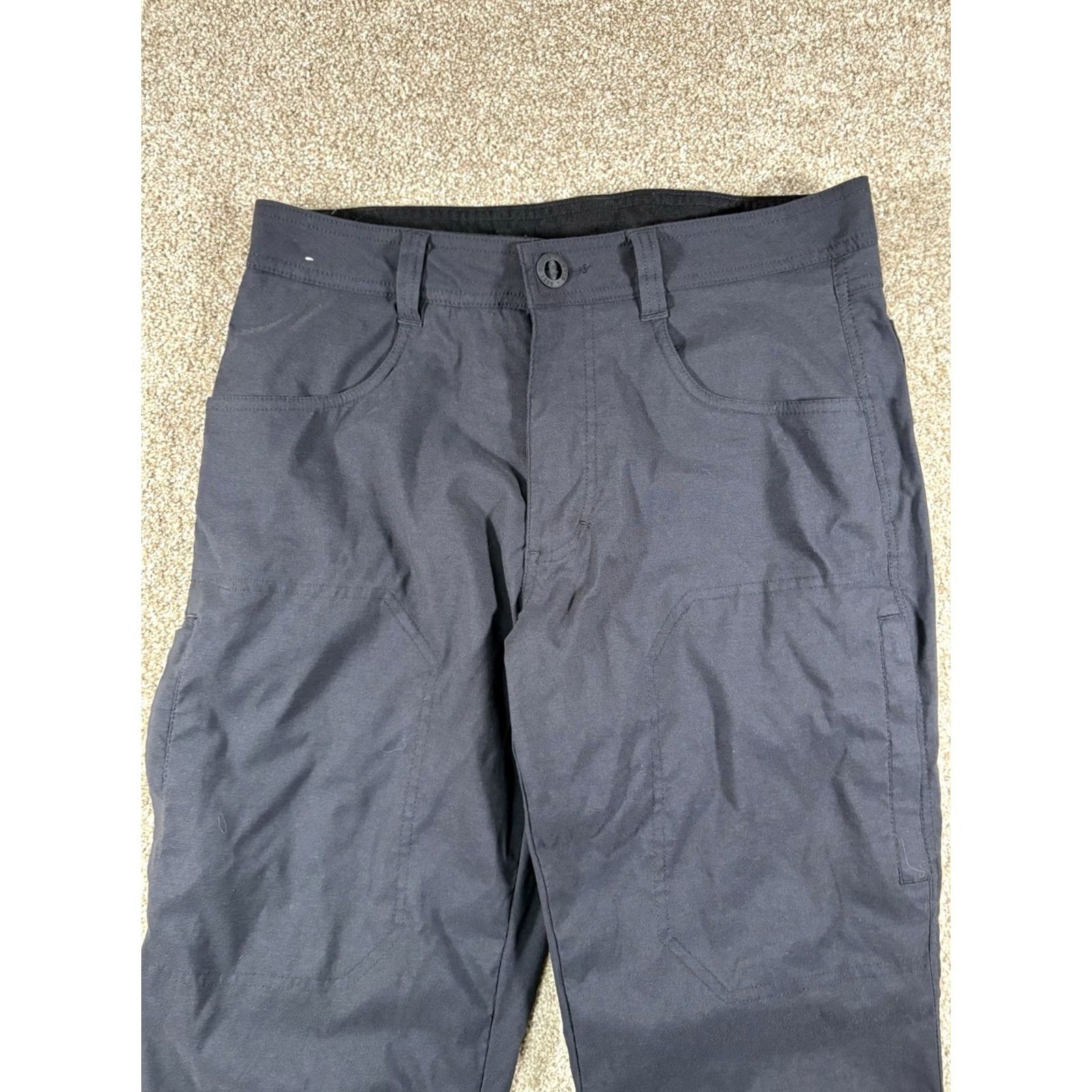 Orvis Orvis Pants Mens 30x32 Tag 30x34 Black Straight Leg Fleece Lined Stretch Size US 30 / EU 46 - 3 Thumbnail