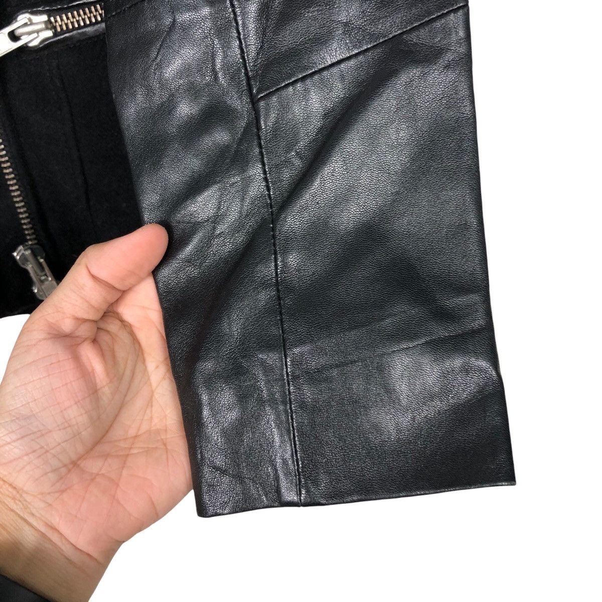 Japanese Brand 📌You & Me Oui Biker Genuine Leather Jacket Cafe Racer Size US M / EU 48-50 / 2 - 16 Thumbnail