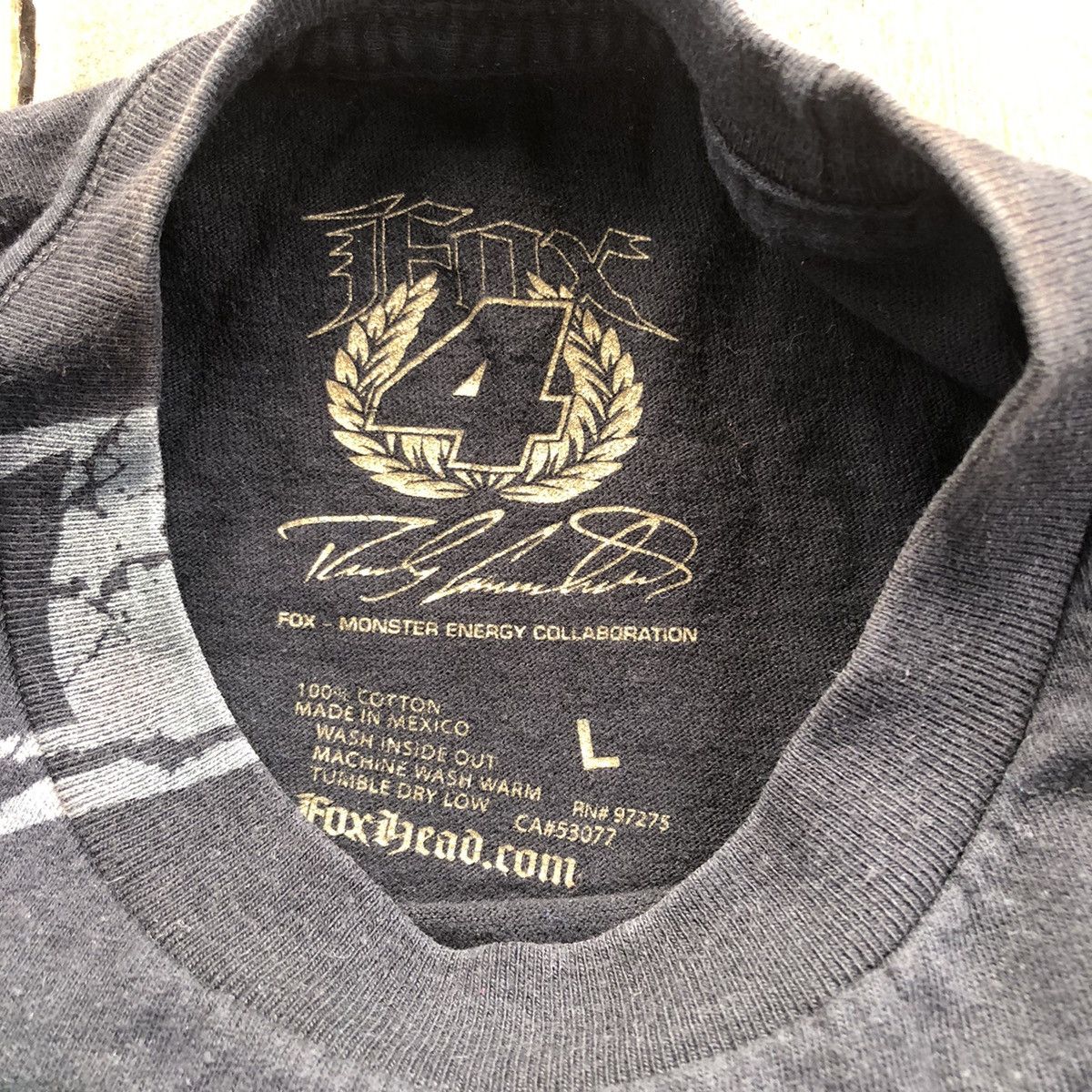 Fox Racing Vintage Fox X Monster Energy Collaboration Rare Shirt Size US L / EU 52-54 / 3 - 5 Thumbnail