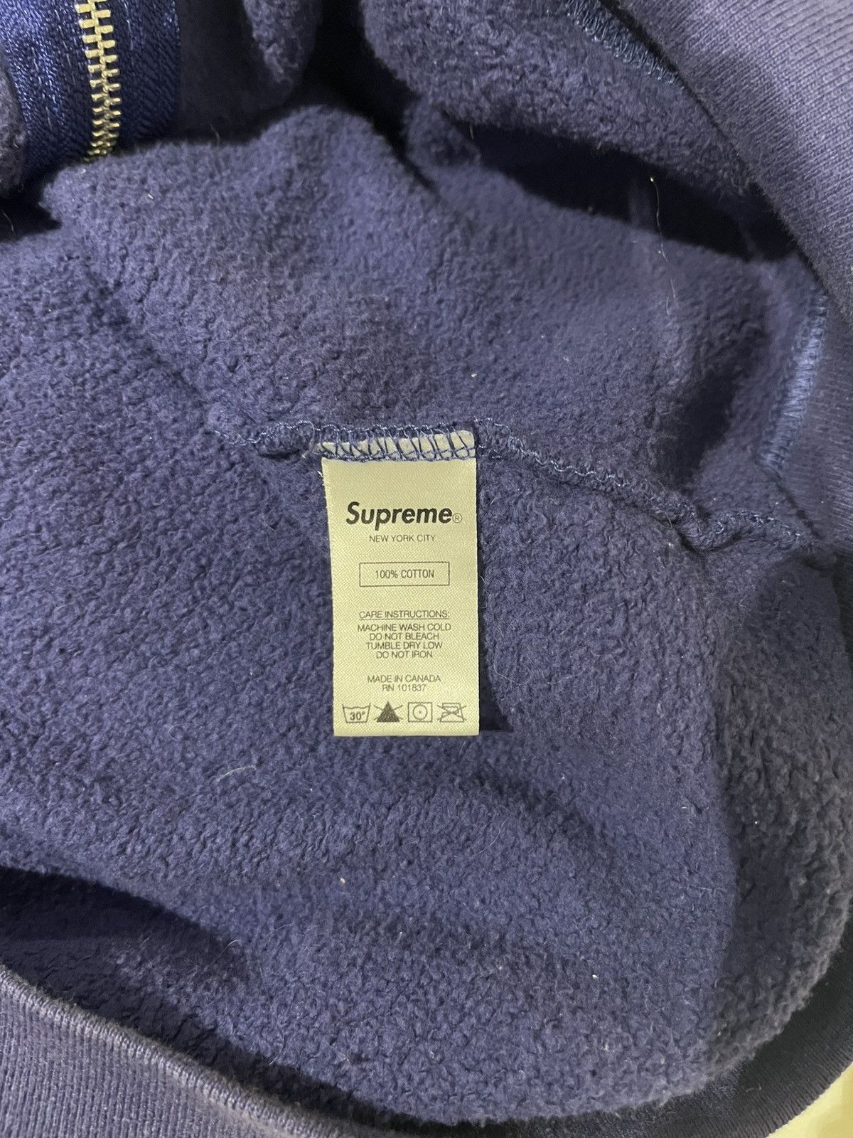 Thrasher Supreme x Thrasher Multi Logo Zip Up Hooded Sweatshirt Size US M / EU 48-50 / 2 - 5 Thumbnail