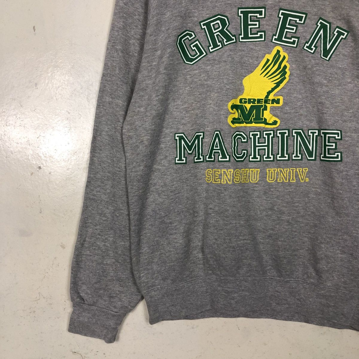 Japanese Brand 📌Green Machine Senshu University Vintage Sweatshirt Size US M / EU 48-50 / 2 - 6 Thumbnail