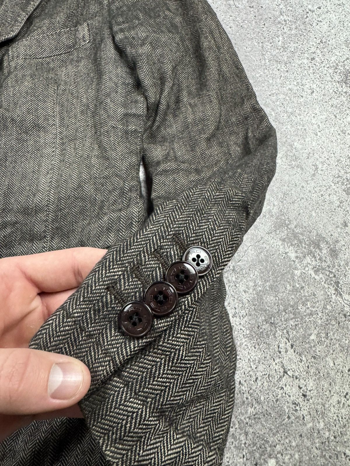 Etro Men's ETRO Tweed Wool Plaid Luxury Blazer Jacket Size 50 Size 40R - 4 Thumbnail