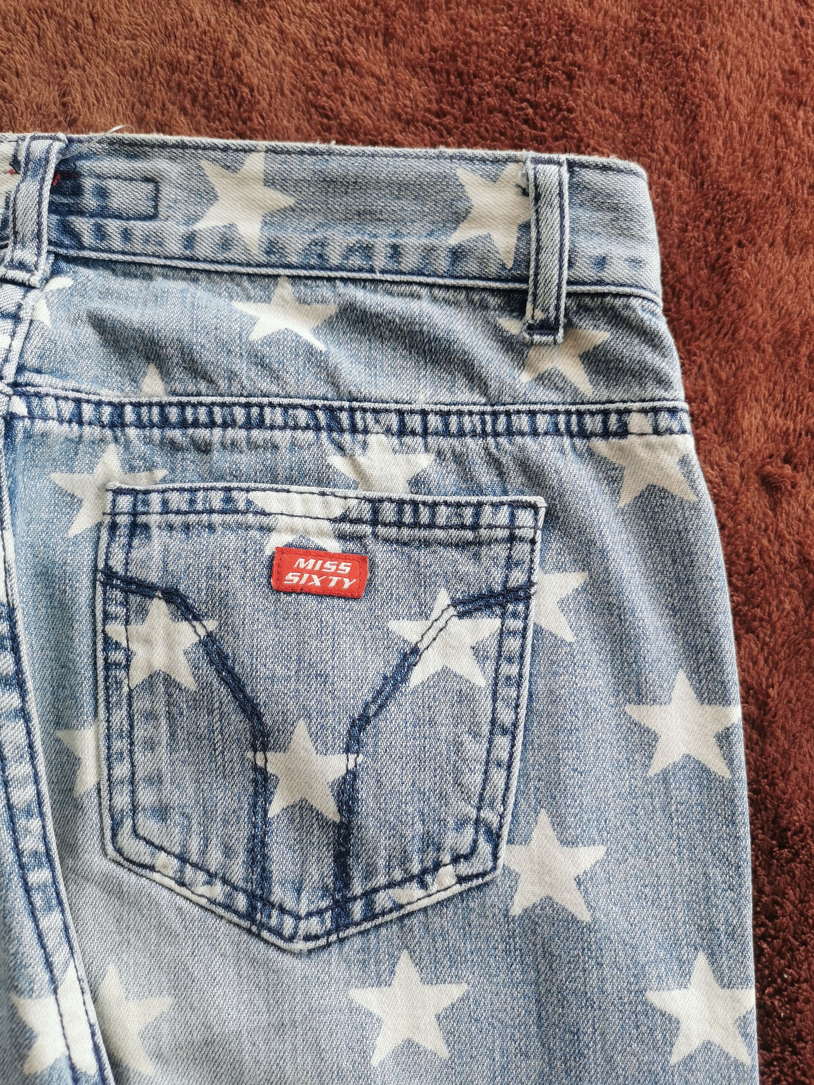 Miss Sixty Vintage Miss Sixty Star Pattern Flare Jeans Size 28" / US 6 / IT 42 - 9 Thumbnail