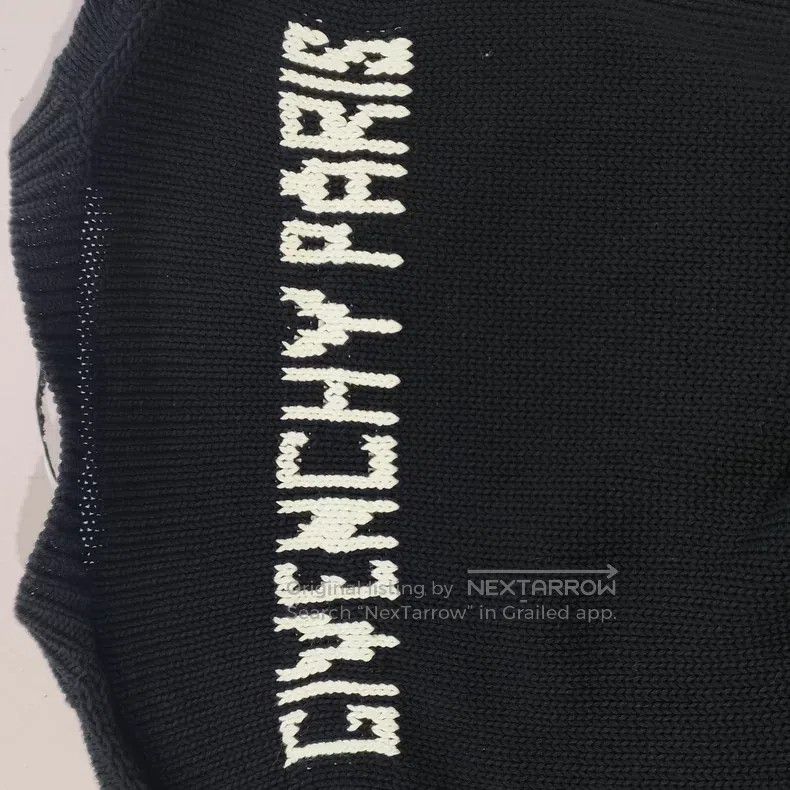 Givenchy Givenchy Sweater (Large Logo Embroidery Front and Back) Size US S / EU 44-46 / 1 - 7 Thumbnail