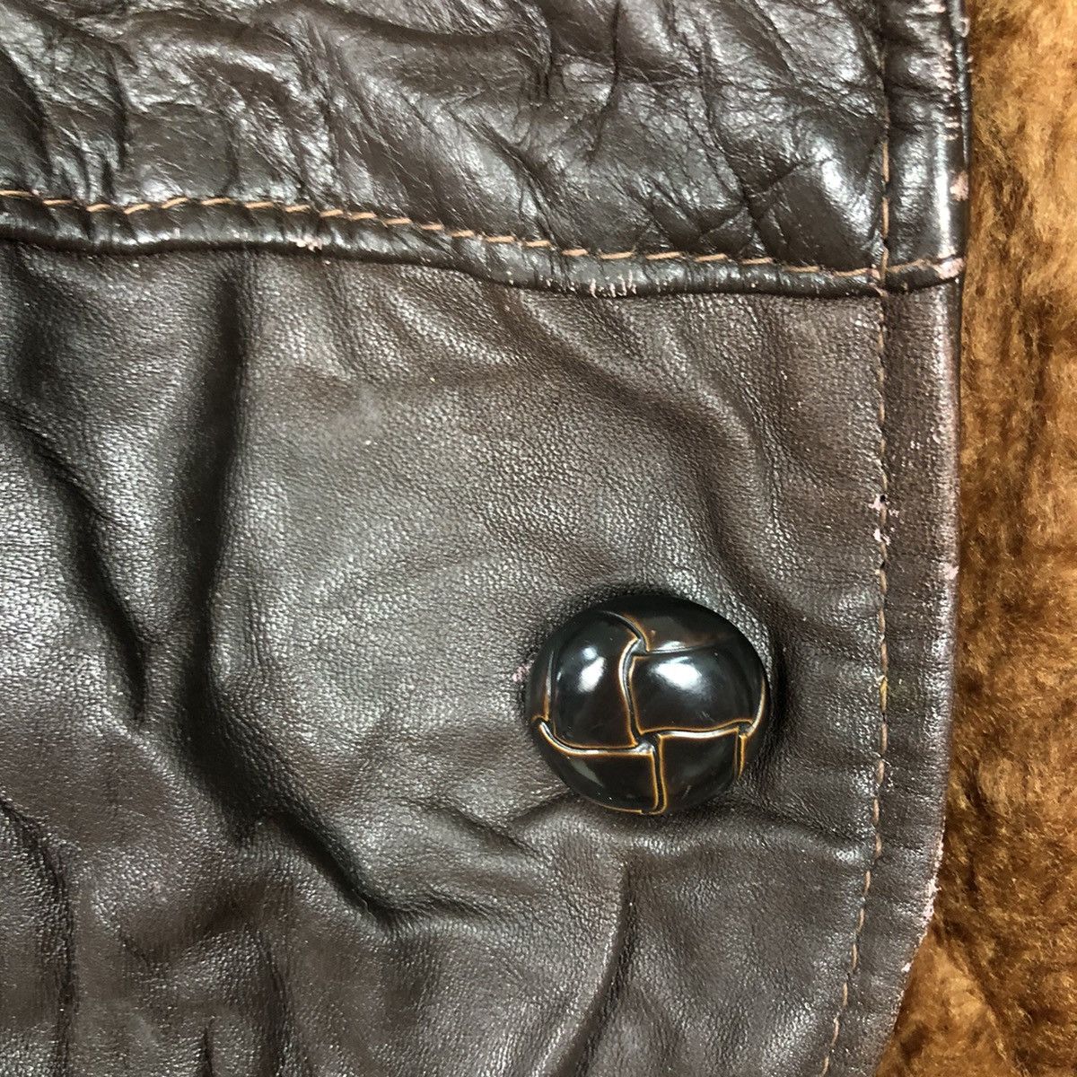 Japanese Brand 📌Vintage Bomber Leather Jacket Blanket Issey Miyake Size US M / EU 48-50 / 2 - 17 Thumbnail
